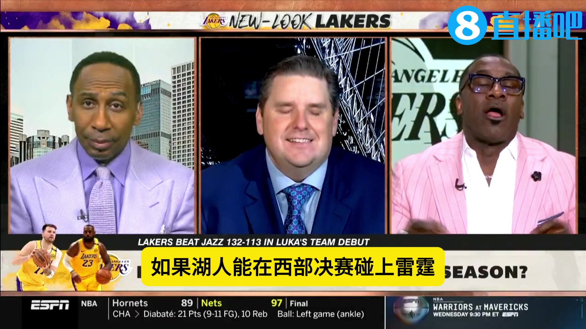 名嘴詹蜜夏普：我们会在西决击败雷霆?A-史密斯：你需要药检