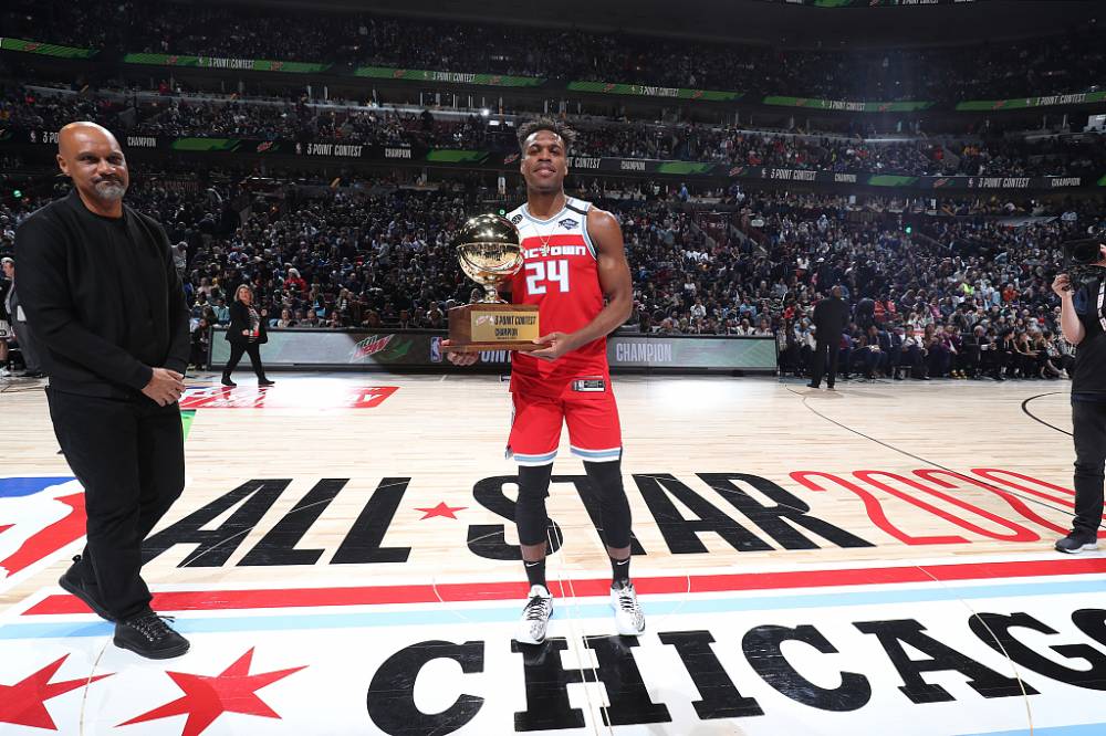 库里13连中变态准?水花神仙打架?近10年三分大赛冠军谁最准