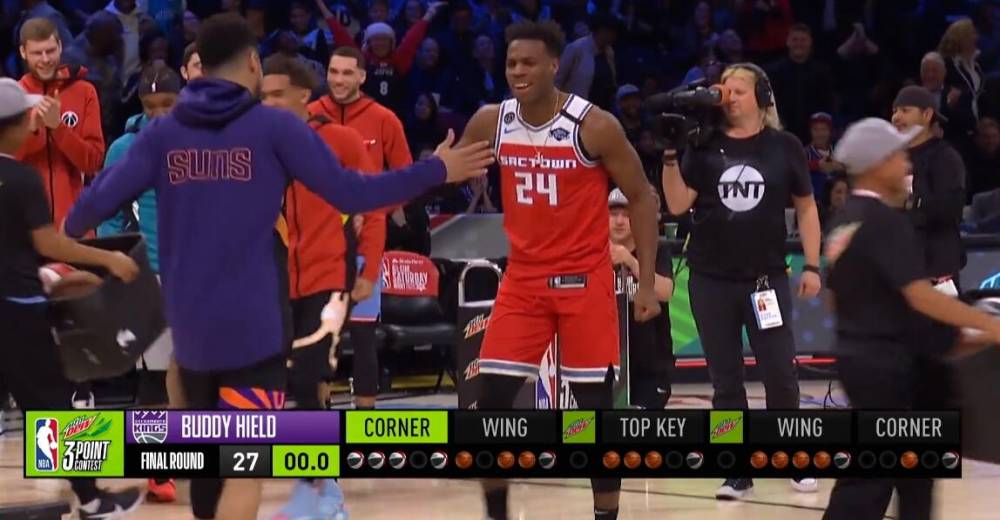 库里13连中变态准?水花神仙打架?近10年三分大赛冠军谁最准